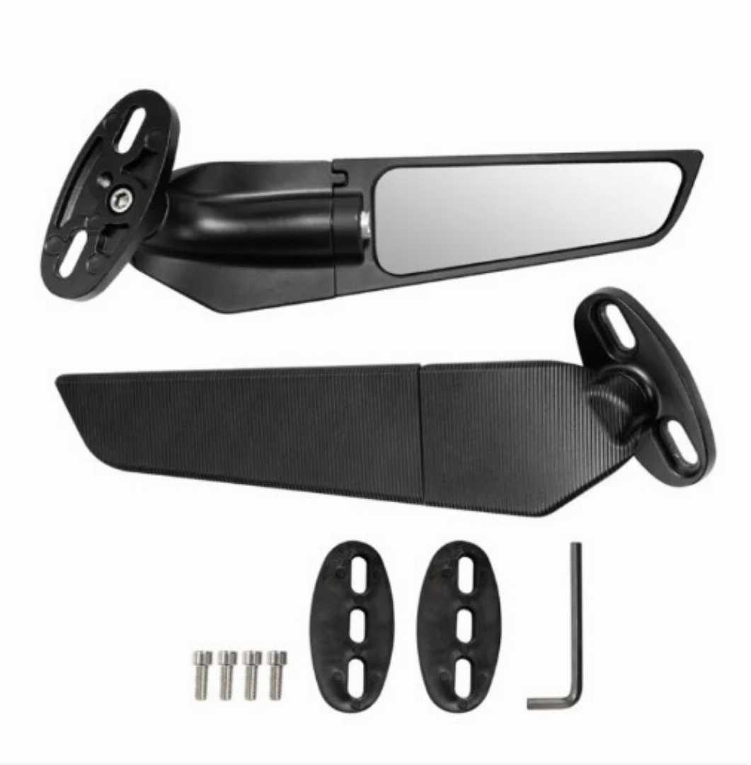 Stealth,Universal,Aluminum,Rear,View,Motorcycle,Mirror