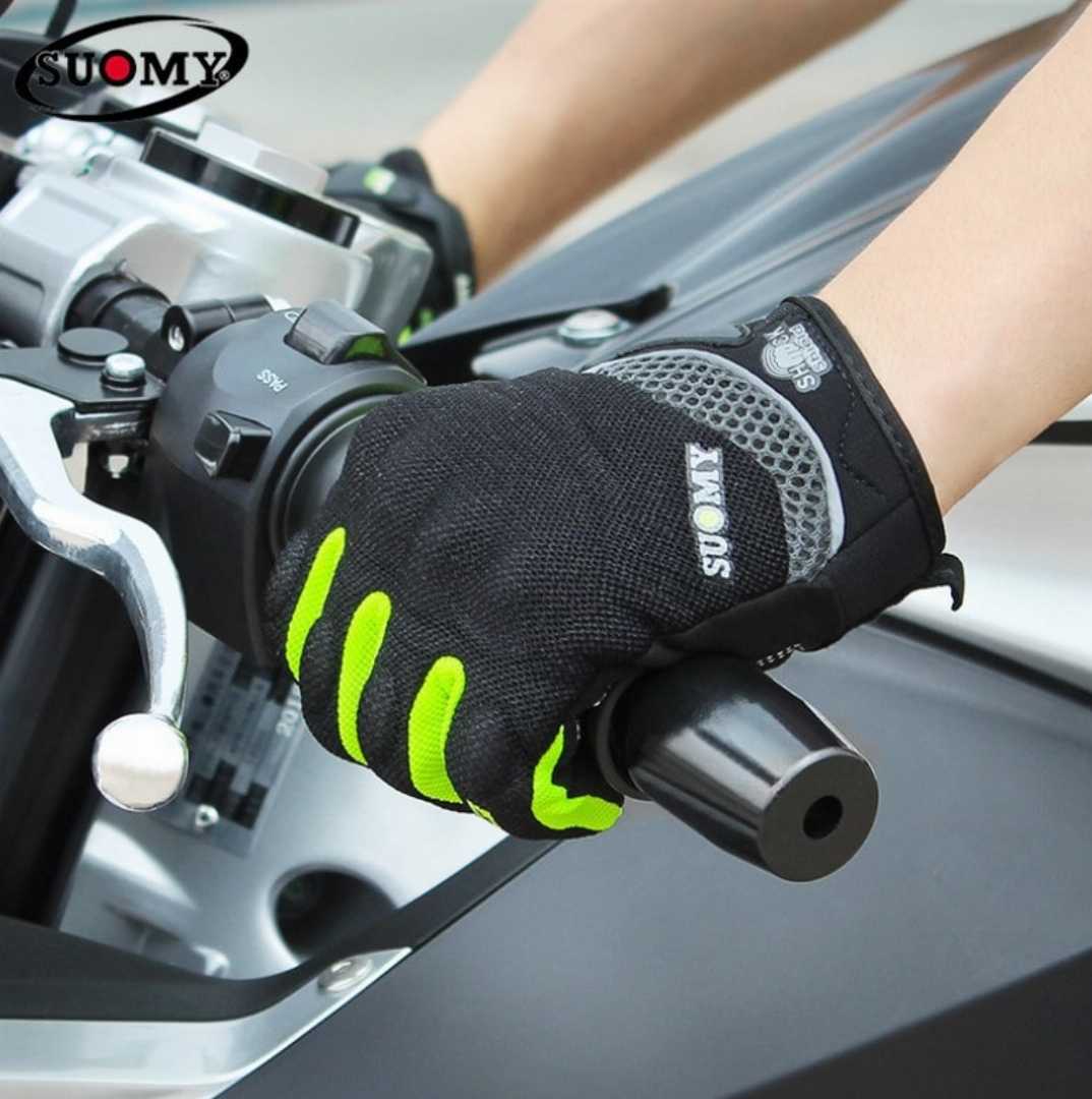 Suomy,Motorcycle,Riding,Gloves,–,GREEN