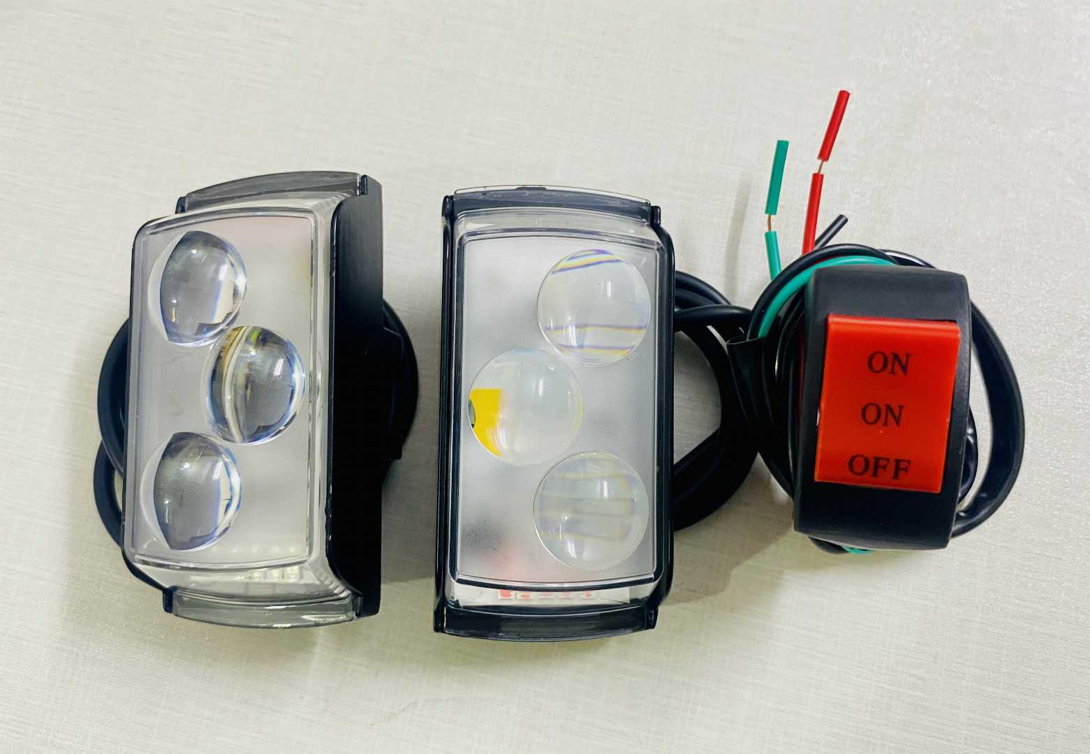 HJG,TV-3,,“4k,3,Lens”,Fog,Light,For,Bike&Acari