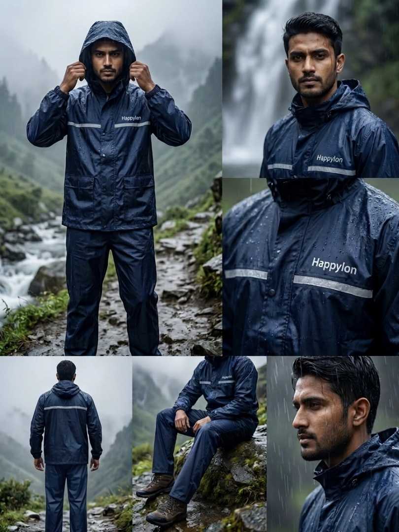 Happylon,Waterproof,Raincoat,With,Trouser