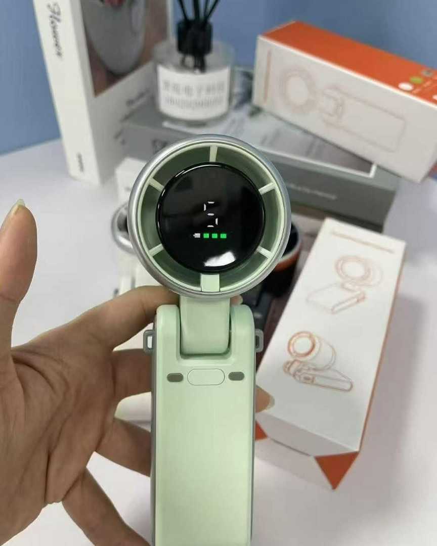 Portable,Handheld,Mini,Turbo,Fan--Foldable,Digital,Display