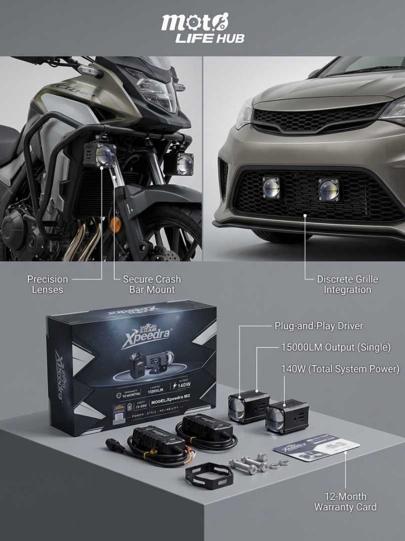 Xpeedra,M2,Dual-Beam,LED,Fog,Lights